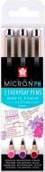 Набор ручек PIGMA MICRON PN SAKURA PIGMA MICRON PN CRAFTS 3 цвета POXSDKPN3B