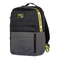 Рюкзак YES T-122 Urban disign style серый/черный Рюкзак YES T-122 Urban disign style серый/черный