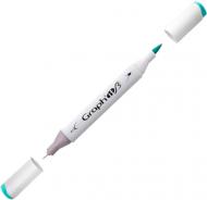 Маркер двусторонний Graph'it Brushmarker GI87240 бирюзовый