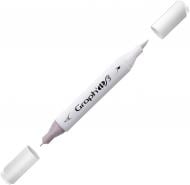 Маркер двусторонний Graph'it Brushmarker GI80000 белый