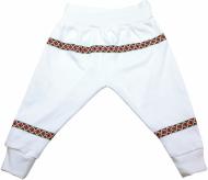 Штаны для новорожденных Sweet baby Орнамент р.68 белый с красным 013.402.1 ч