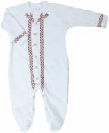 Человечек Sweet baby Орнамент р.68 белый с красным 015.400.1 ч