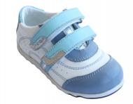 Кроссовки для мальчиков летние MiracleMe 1215 12-3-12-1 р.22 белые с голубым