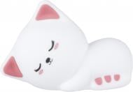 Ночник Sensio аккумуляторный Котик RGB сенсор 1200mАh 76x158x106 мм белый LP-257019