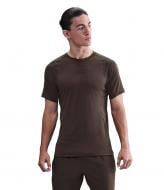 Футболка Nike M NP DF NPT SS TOP HV0409-237 р.XL коричневый