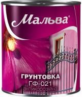 Ґрунтовка Мальва® ГФ-021 87 червоно-коричневий мат 2,8 кг