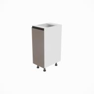 Тумба нижняя Софи (Н 30правая) глиняный серый/белый Світ Меблів