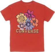 Футболка Converse FLOWER RELAXED TEE 10022749-664 р.S рожевий