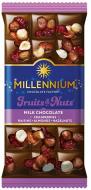 Шоколад Millennium Fruits & Nuts молочный с целыми лесными орехами 80 г