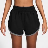 Шорты Nike W NK ONE DF HR 3IN BR SHORT CP HV3503-010 р. L черный
