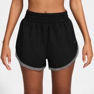 Шорты Nike W NK ONE DF HR 3IN BR SHORT CP HV3503-010 р. S черный