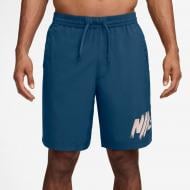 Шорты Nike M NK DF FORM 9IN UL SHORT GFX HV0384-415 р. 2XL голубой