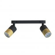 Спот ELM Spot 2x35 Вт GU10 черный с золотым 23-0001 Спот ELM Spot 2x35 Вт GU10 черный с золотым 23-0001