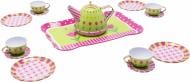 Игровой набор Tin kitchen tea set Чайный сервиз жестяной Полянка S053D