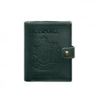 Обкладинка для документів BlankNote Шкіряна з гербом України 25.0 Зелений BN-OP-25-malachite