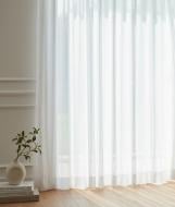 Тюль Линен 300х270 см молочный с утяжелителем Текстиль-Контакт