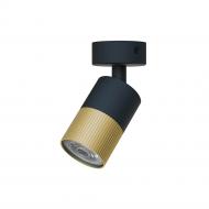 Спот ELM Spot 1x35 Вт GU10 черный с золотым 23-0000