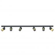 Спот ELM Spot 6x35 Вт GU10 черный с золотым 23-0003