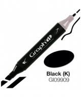 Маркер двусторонний Graph'it GI09909 черный