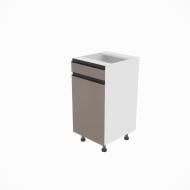 Тумба нижняя Софи (Н 40 ДШ левая) глиняный серый/белый Світ Меблів Тумба нижняя Софи (Н 40 ДШ левая) глиняный серый/белый Світ Меблів