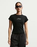 Футболка Nike W NSW RIB MOD CRP JDI TEE IH7996-010 р.XL черный