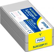 Картридж Epson SJIC22P TM-C3500 C33S020604 жовтий