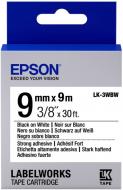 Картридж зі стрічкою Epson LK3WBW C53S653007 black white