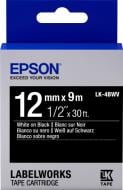 Картридж с лентой Epson LK4BWV C53S654009 black white