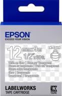 Картридж зі стрічкою Epson LK4TWN C53S654013 white