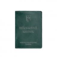 Обкладинка для документів BlankNote Шкіряна для військового квитка 7.0 зелений Crazy Horse BN-OP-7-iz