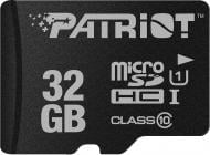 Карта пам'яті Patriot microSDHC 32 ГБ UHS-IClass 10 (PSF32GMDC10) Patriot LX