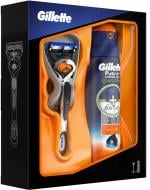 Подарунковий набір Gillette Fusion ProGlide чоловіча бритва з технологією Flexball + гель для гоління