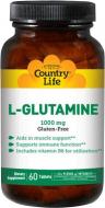 Амінокислота Country Life L-Glutamine 1000 мг 60 капс.