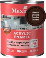 Эмаль акриловая Maxima шоколад мат 0,75 л 0,75 кг