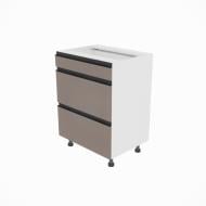 Тумба нижня Софі (Н 60 3Ш (1+2)) глиняний сірий/білий Світ Меблів Тумба нижня Софі (Н 60 3Ш (1+2)) глиняний сірий/білий Світ Меблів