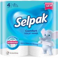 Туалетний папір Selpak Comfort двошаровий 4 шт.