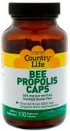 Біологічно активна добавка Country Life Бджолиний прополіс 500 мг 100 капсул
