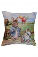 Подушка декоративная Настроение Заяць с шариками 45x45 см Прованс