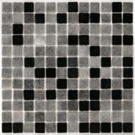 Мозаика AquaMo Розтяжка MX25-2/16/09/Concrete Black елемент розтяжки ряд 6 31,7x31,7 см