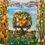 Набор для вышивания бисером на художественном холсте Череда времен AB-586 300x300 мм Абрис Арт