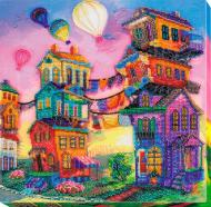 Набір для вишивання бісером на художньому полотні Під кольоровими небесами AB-589 300x300 мм Абрис Арт