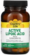 Биологически активная добавка Country Life Lipoic Acid (липоевая кислота) 300 мг 60 шт./уп.