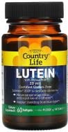 Биологически активная добавка Country Life Lutein (лютеин) 20 мг 60 капсул