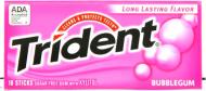 Жувальна гумка Trident 18 пластинок Bubblegum