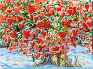 Набір для вишивання бісером на художньому полотні Дерево кохання AB-607 370x270 мм Абрис Арт