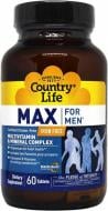 Витаминно-минеральный комплекс Country Life Max For Men без железа 60 шт./уп.