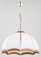 ВИТРИНА! Подвес ALFA SIKORKA 3xE27 белый/коричневый 767