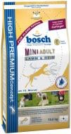 Корм для малих порід Bosch Petfood Mini Adult Lamm & Reis зі смаком ягня та рису 15 кг 53380015 15 кг