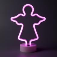 Настільна лампа Luna Neo Ангел 1x1,7 Вт без цоколя рожевий Настільна лампа Luna Neo Ангел 1x1,7 Вт без цоколя рожевий