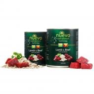 Корм влажный Nuevo для пожилых собак с ягненком говядиной и овсянкой 400 г